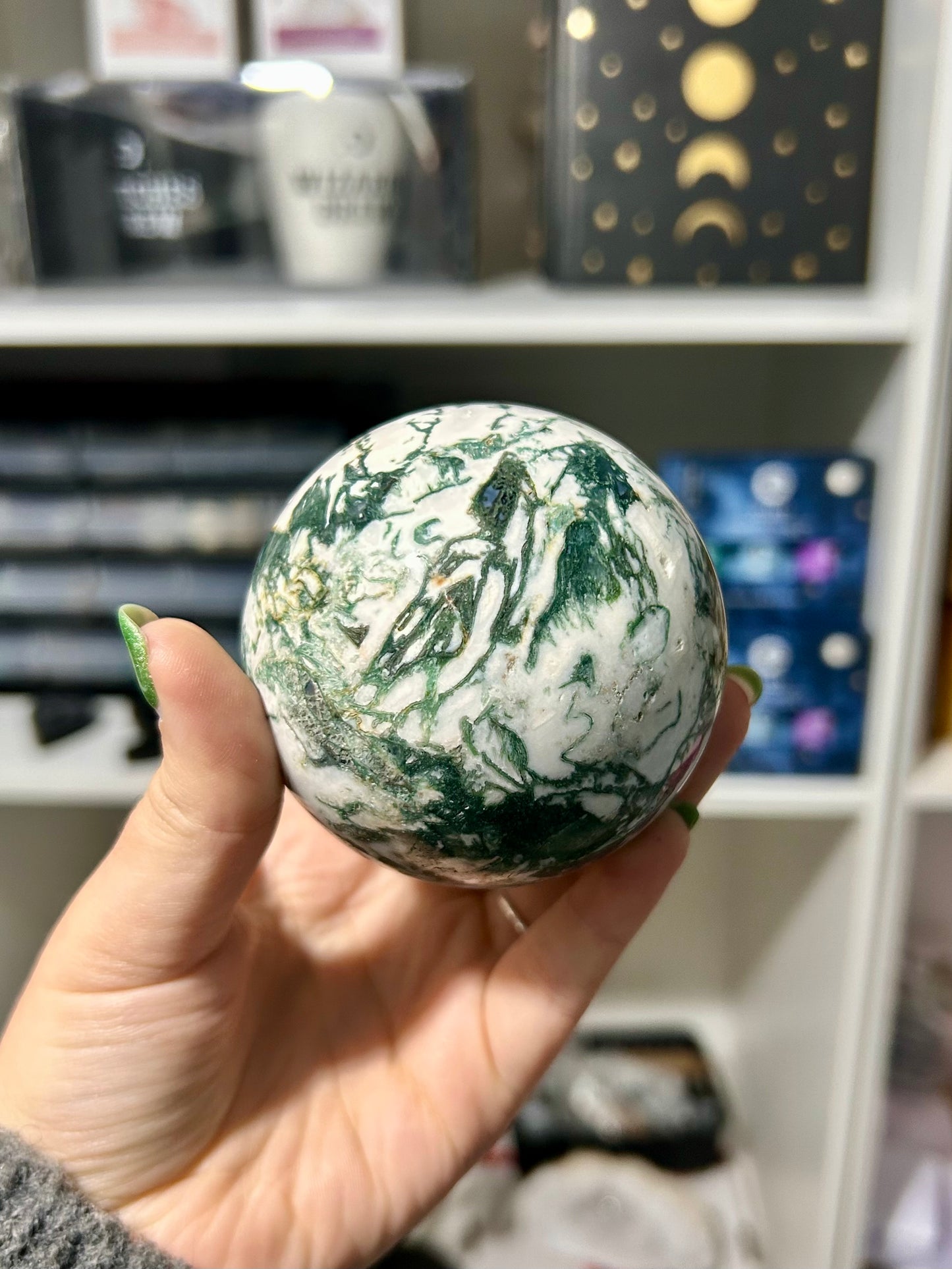 Tree Agate Sphere