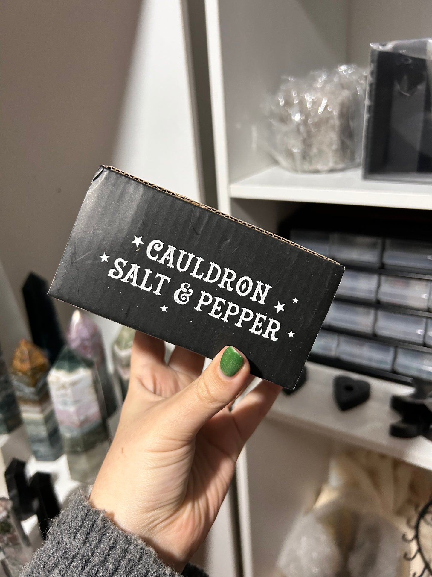 Cauldron Salt&Pepper Set