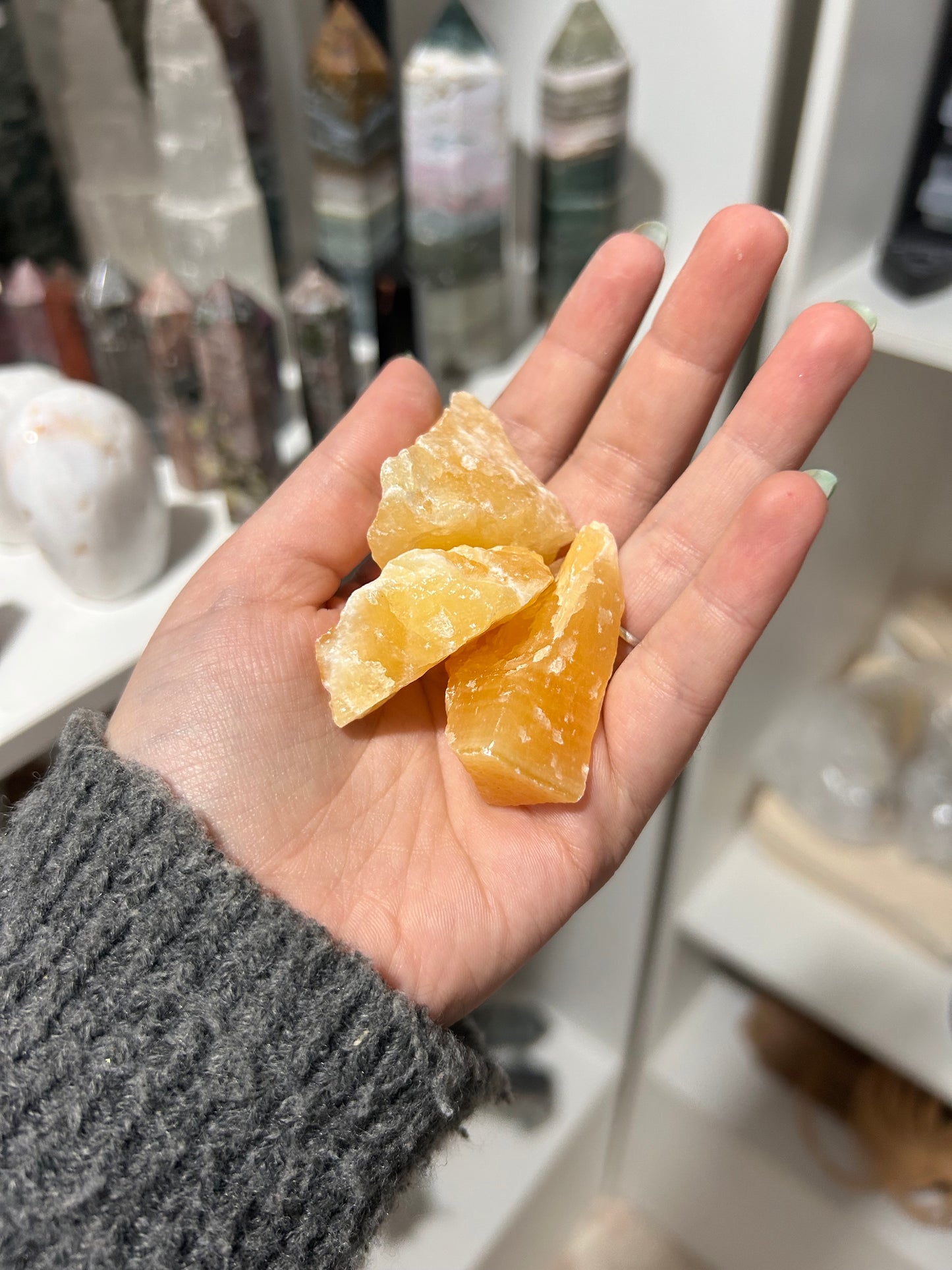 Raw Yellow Calcite