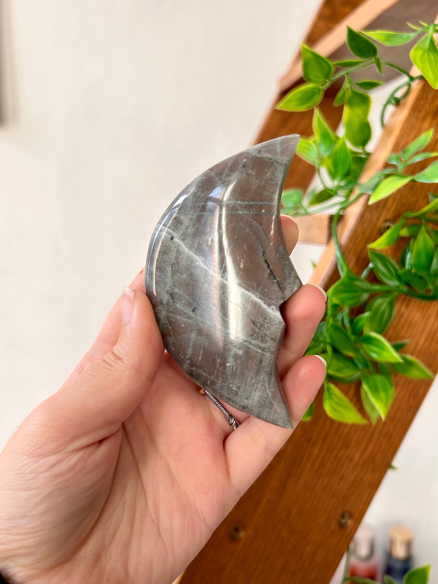 Flashy Labradorite Moon