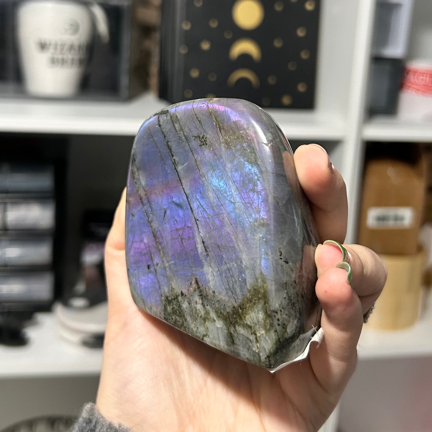 Labradorite Freeform - Purple Flash