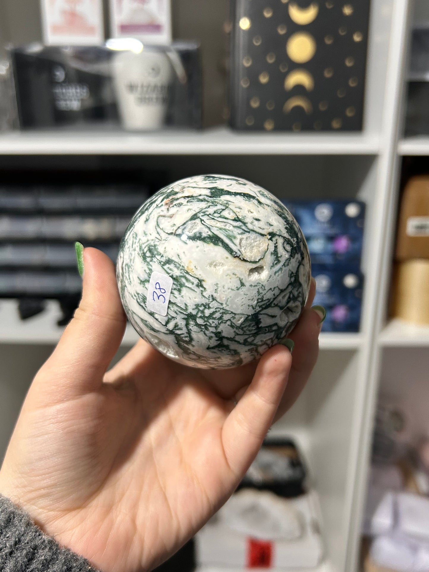 Tree Agate Sphere